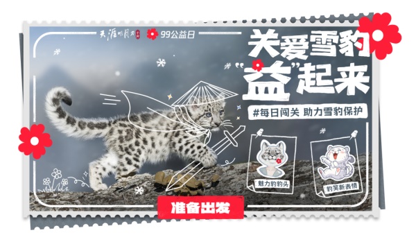 与刀刀一块做好事！天涯明月刀手游携手99公益日邀你“益”起来守护雪豹！