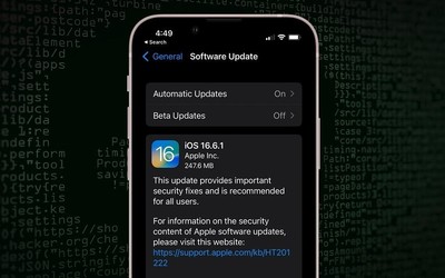 苹果紧急推送iOS 16.6.1更新，修复关键网络安全漏洞