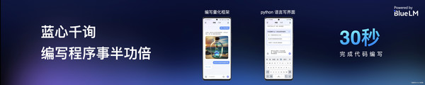 vivo发布蓝心大模型！自然语言对话机器人“蓝心千询”亮相