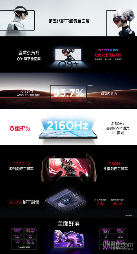 红魔9 Pro系列发布 行业唯一背部纯平旗舰4399元起