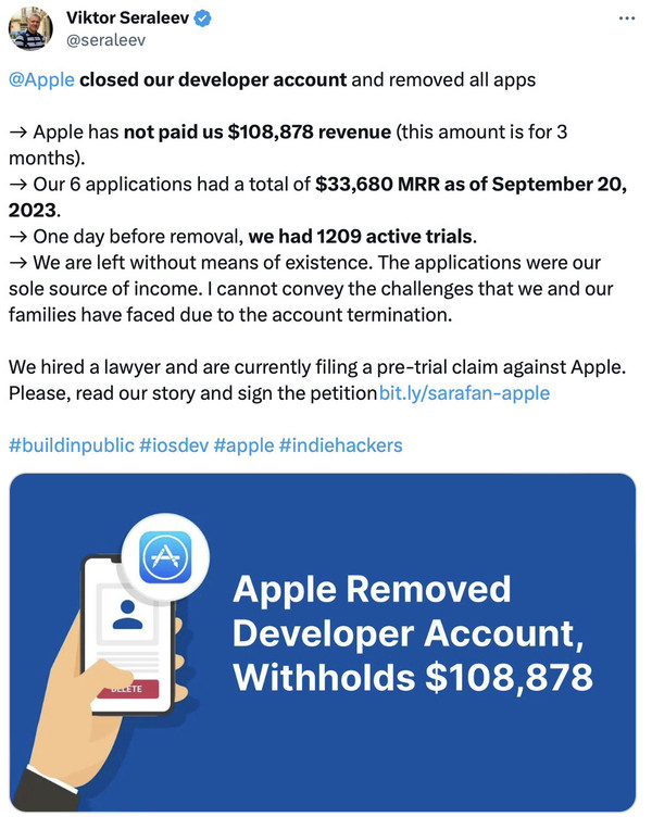 全收拾了？苹果抓到山寨App却拿正版App开发商开刀