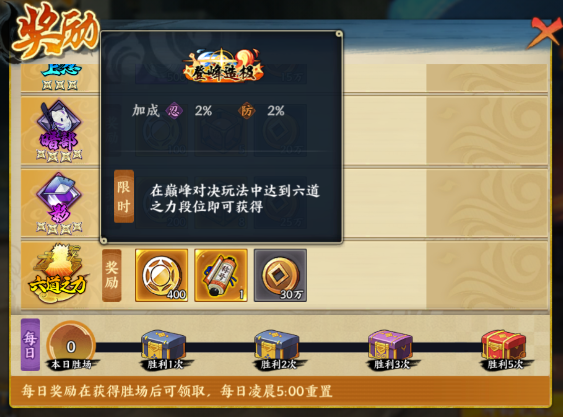 《火影忍者：忍者新世代》巅峰对决玩法攻略！