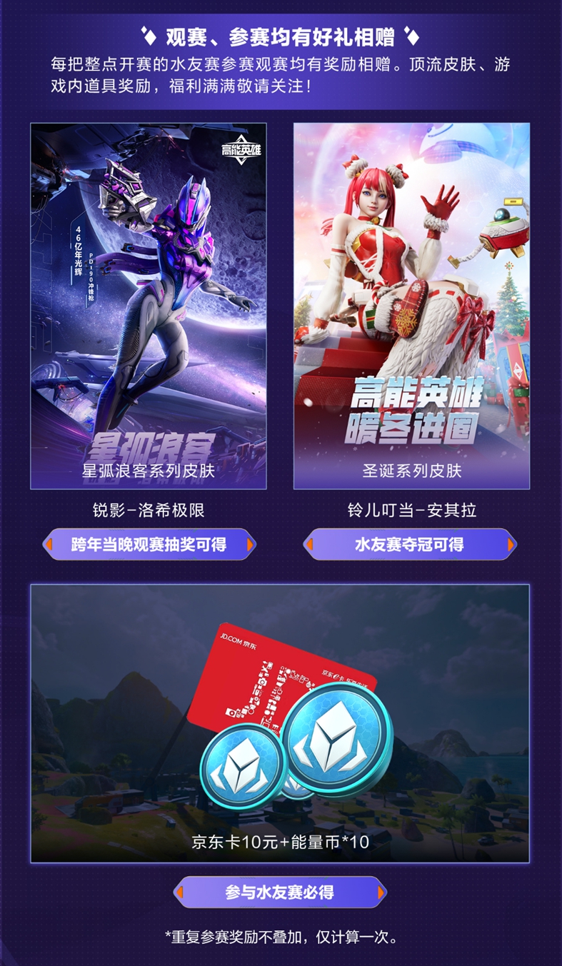 《高能英雄》“盲盒”派对陪你高能跨年！水友狂欢赛，福利不断！